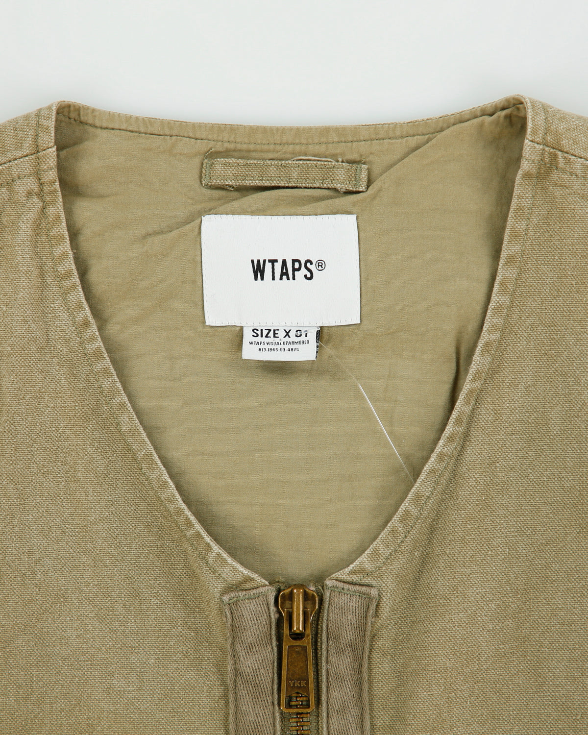 S/S2021 WTAPS Olive Drab Cotton Oxford Made In Japan Tactical Rack Vest - XL