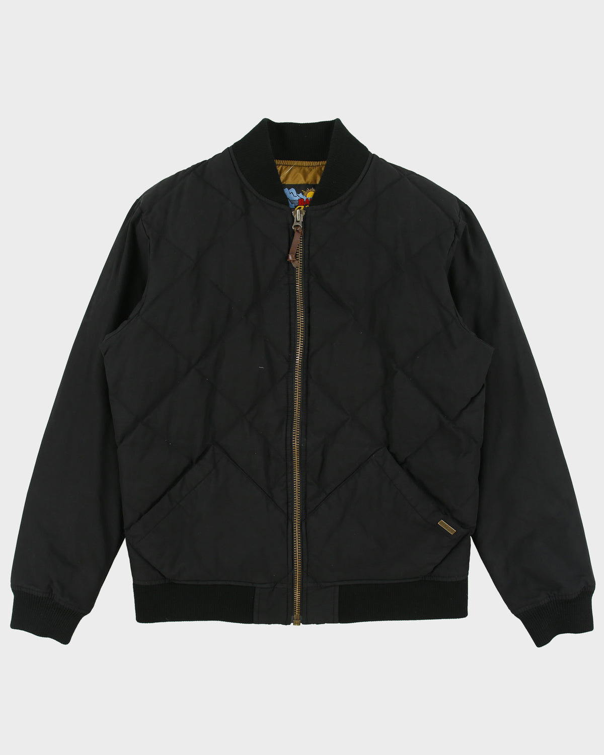 Eddie Bauer 1936 Skyliner EB Originals Model Diamond Quilted Goose Down Bomber Jacket - M