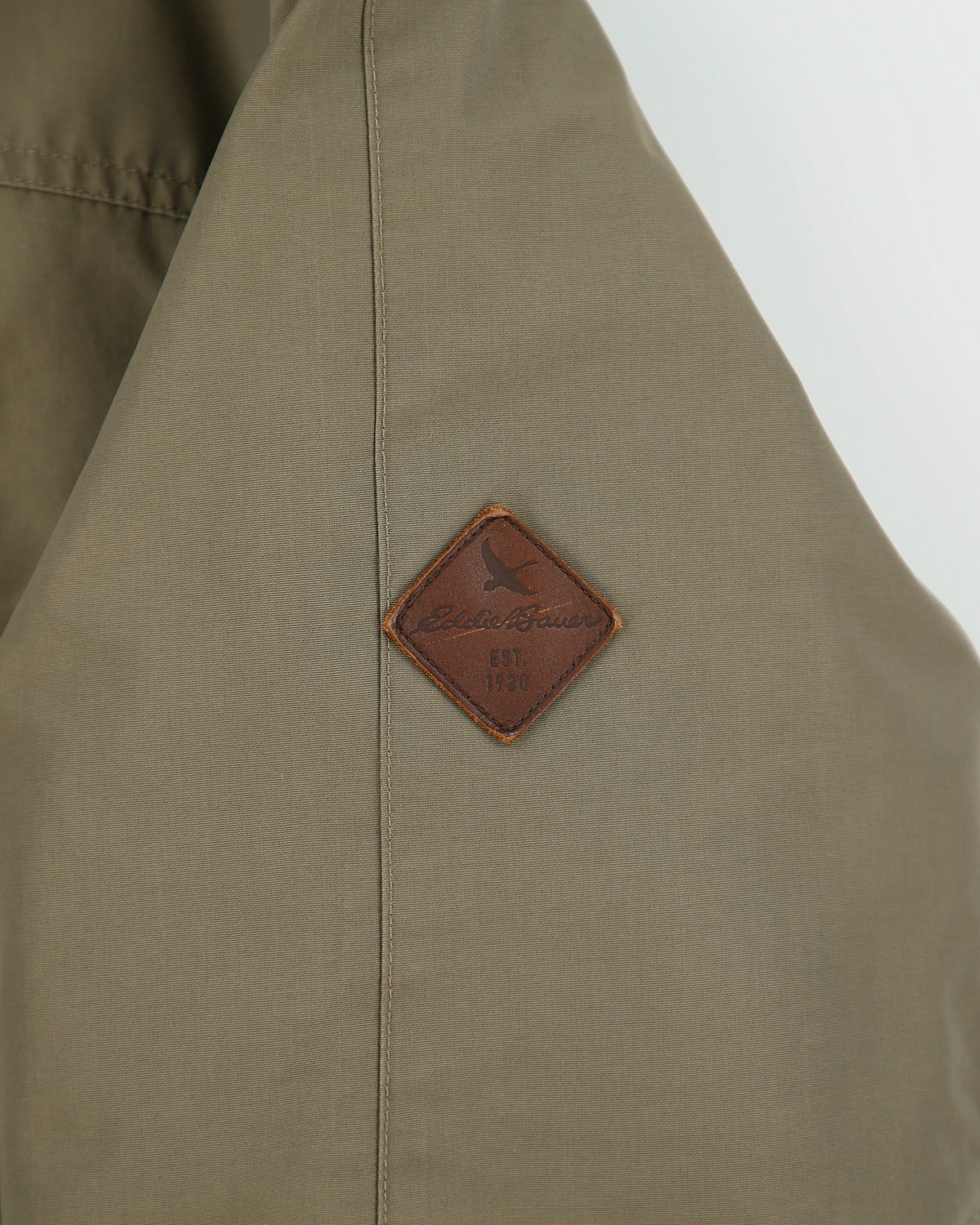 Eddie Bauer 1942 EB Originals B-9 Model Khaki WWII Goose Down Faux Fur US Military Parka - L