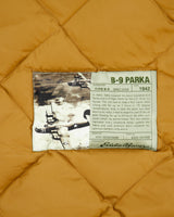 Eddie Bauer 1942 EB Originals B-9 Model Khaki WWII Goose Down Faux Fur US Military Parka - L