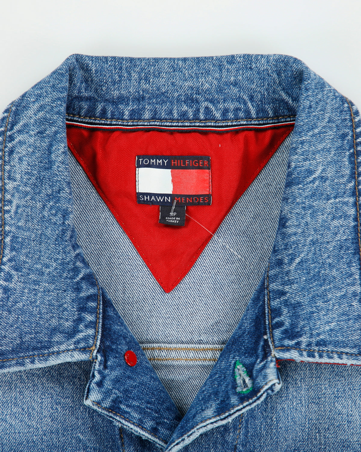 S/S 2020 Tommy Hilfiger x Shawn Mendes Sustainable Reborn Stone Wash Denim Trucker Jacket - S