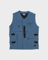 Vintage 1990s Adidas Adventure Teal Canvas Climalite Tactical Trekking Vest - S