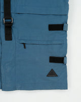 Vintage 1990s Adidas Adventure Teal Canvas Climalite Tactical Trekking Vest - S