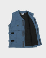 Vintage 1990s Adidas Adventure Teal Canvas Climalite Tactical Trekking Vest - S