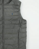 Polo Ralph Lauren Charcoal Performance Puffer Gilet - XL
