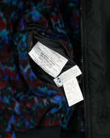 Vintage 1990s Columbia Reversible Aztec Fleece Shell Ribbed Gilet - L