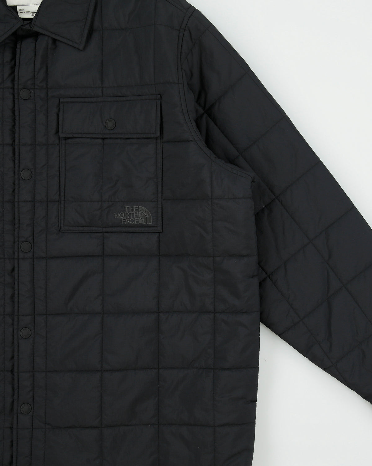 The North Face Grid Shell Snap Button Windwall Puffer Jacket - XL