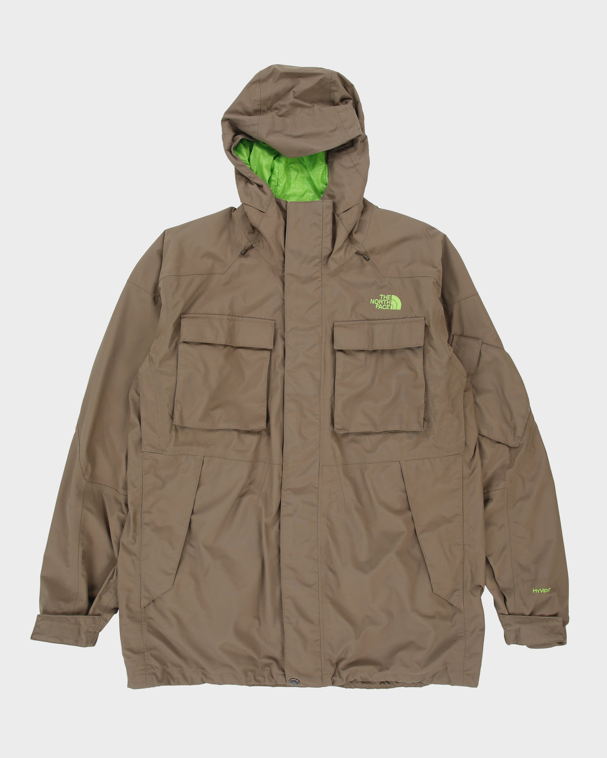 Vintage The North Face Mocha Hyvent Insulated Mountain Ski Jacket - L
