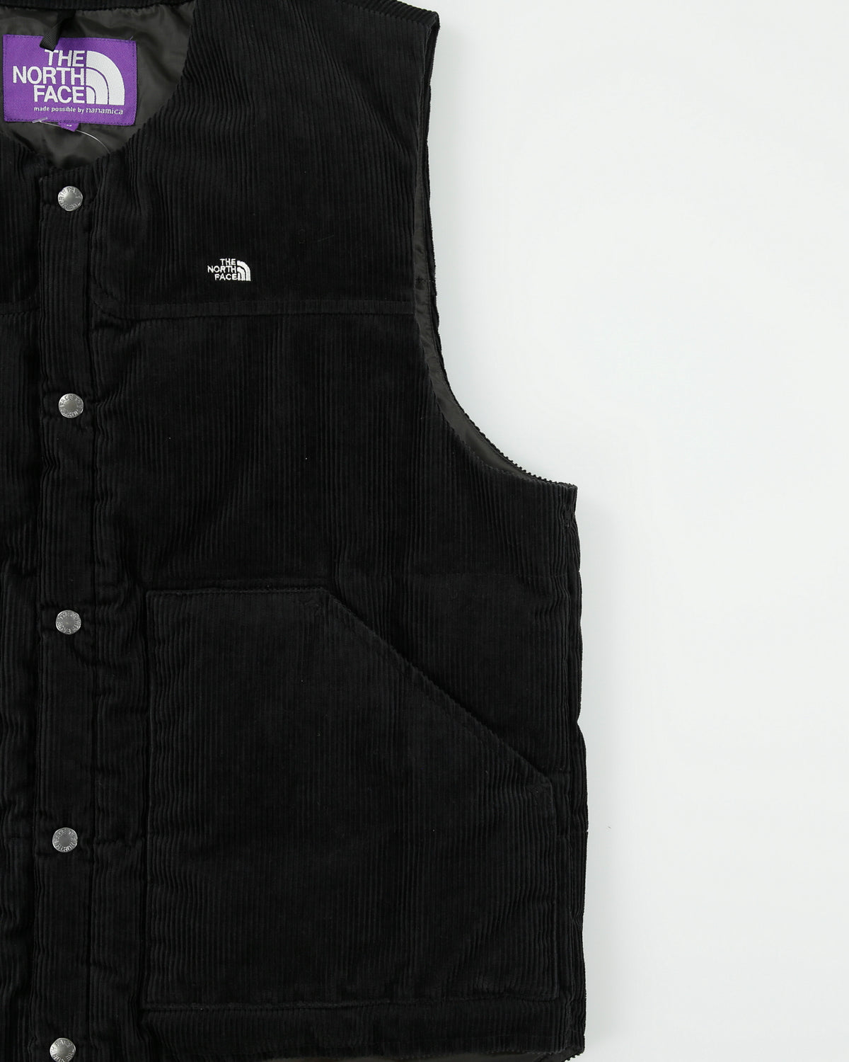 Nanamica x The North Face Purple Label Corduroy Goose Down Puffer Gilet - M