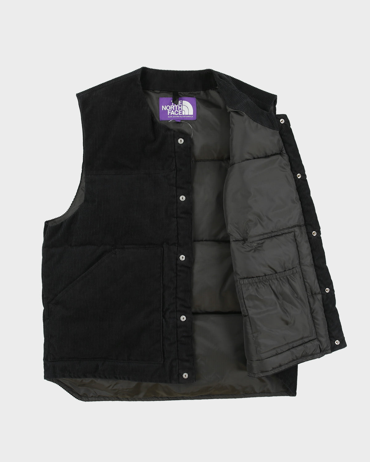 Nanamica x The North Face Purple Label Corduroy Goose Down Puffer Gilet - M