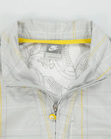 Vintage Y2K 00s Nike Plaid Shell Metal Swoosh Windbreaker Jacket - L