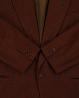 Vintage 1990s Canali For Mansouri New York Cashmere Wool Windowpane Check Single Breasted Blazer - XXL