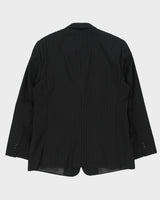 Vintage Pal Zileri Prestige Collection Pinstripe Wool Double Pleated Relaxed Leg 3-Button Single Breasted Two Piece Suit - M