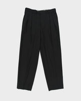 Vintage Pal Zileri Prestige Collection Pinstripe Wool Double Pleated Relaxed Leg 3-Button Single Breasted Two Piece Suit - M