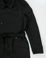 Vintage Y2K 00s D&amp;G Dolce &amp; Gabbana Shell Canvas Double Breasted Trench Coat - L