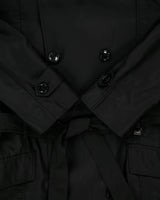 Vintage Y2K 00s D&amp;G Dolce &amp; Gabbana Shell Canvas Double Breasted Trench Coat - L