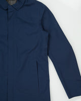 Arc'teryx Navy Keppel Trench Gore-Tex Shell Waterproof Knee Length Mac - M