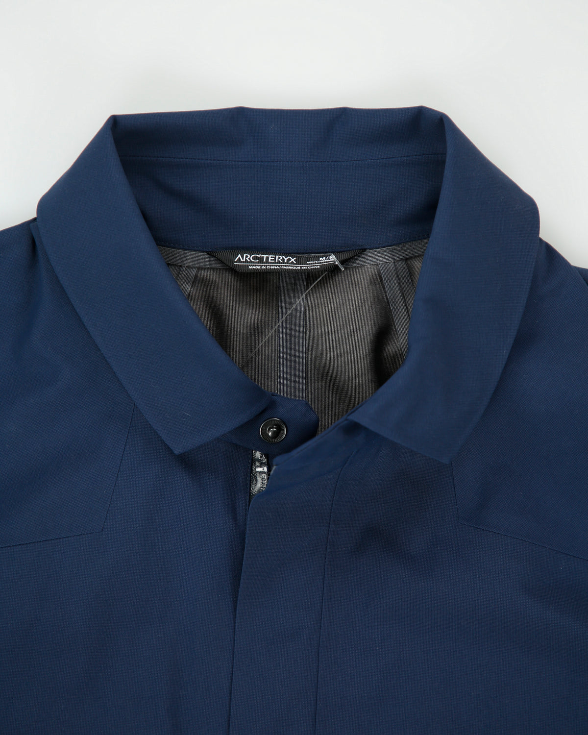 Arc'teryx Navy Keppel Trench Gore-Tex Shell Waterproof Knee Length Mac - M