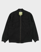 Vintage '07 Y2K Oakley Heritage 075 Canvas Multi-Pocket Utility Bomber Jacket - M