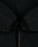 Carhartt J140 BLK Union Made In USA Firm Duck Canvas Insulated Quilt Lined Active Jacket - XL