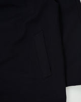 Vintage 1989 Aquascutum Navy Wool Made In Canada Mid-Length Over Coat - L