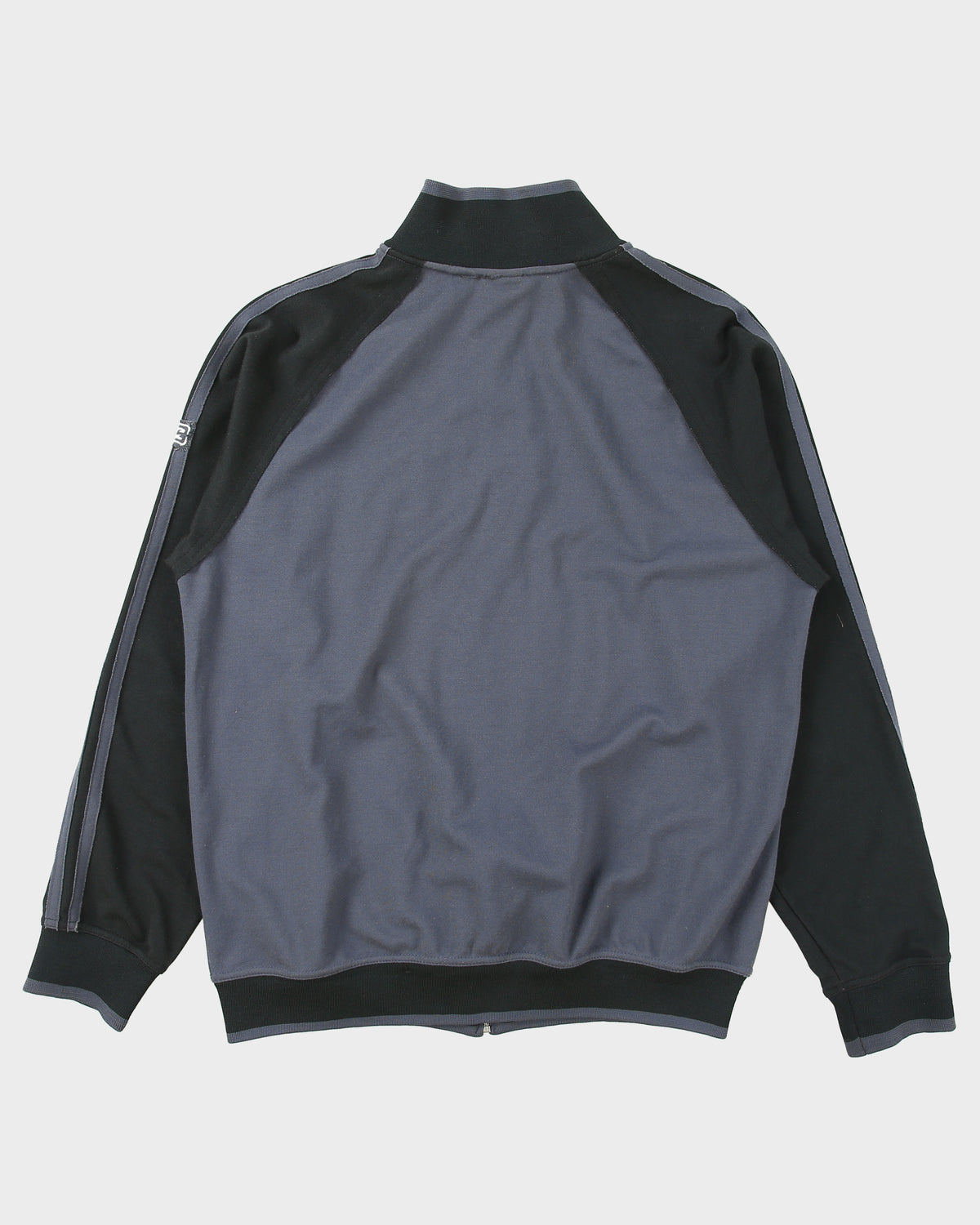 Vintage Y2K 00s Billabong Embroidered Stripe Taped Funnel-Neck Track Jacket - L