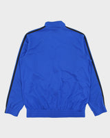 Vintage Y2K Adidas Satin Embroidered Classic 3-Stripe Track Jacket - S