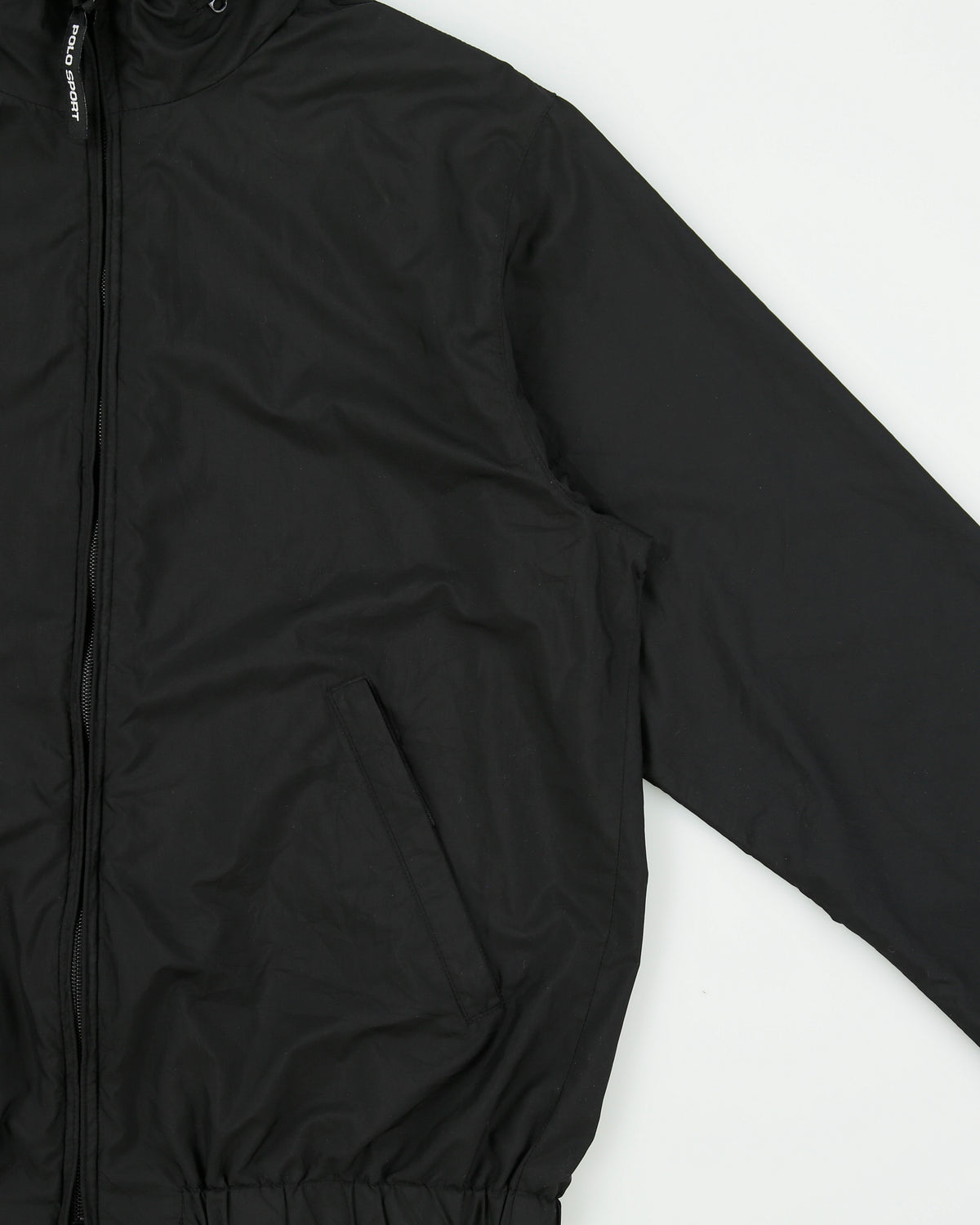 Vintage 1990s Polo Sport Ralph Lauren Soft Shell Hooded Windbreaker Jacket - S