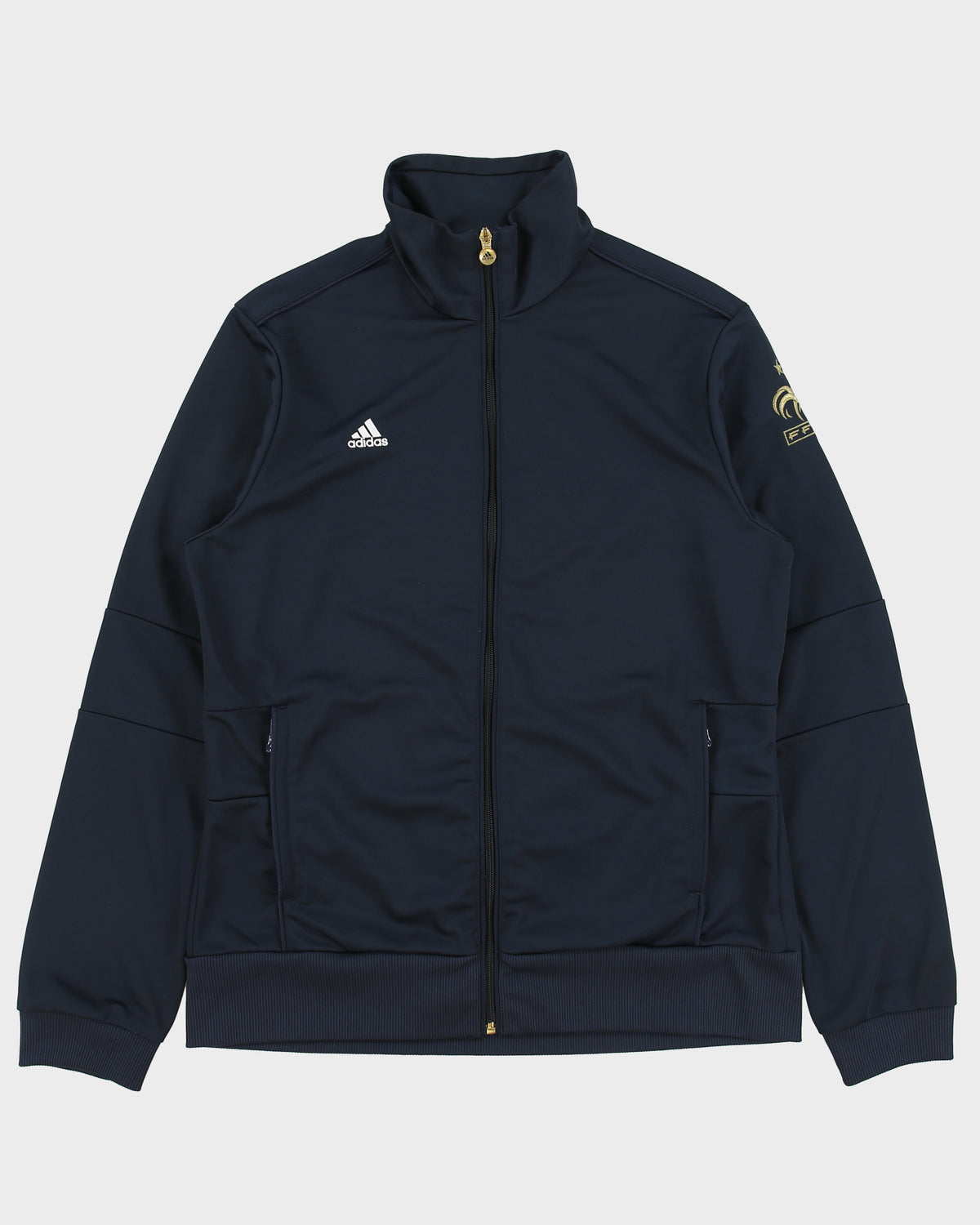 Vintage 2009-10 Adidas France Football Training Track Jacket - XL