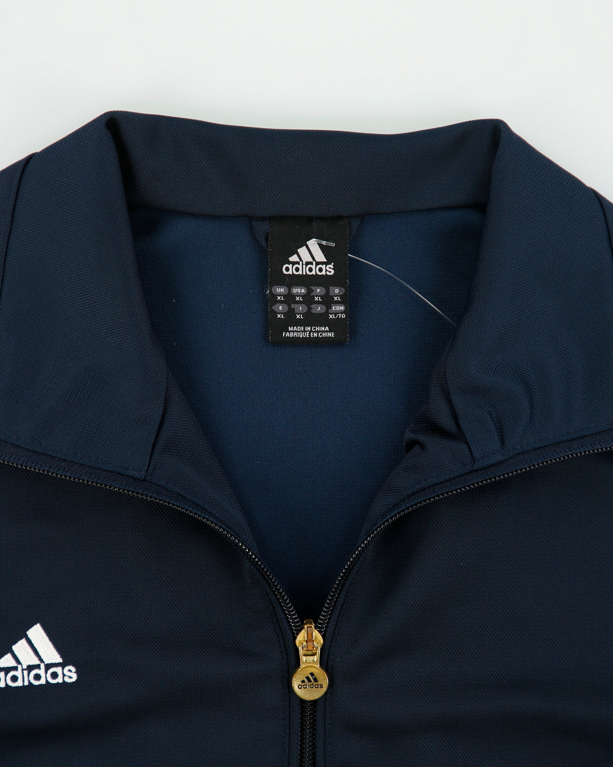 Vintage 2009-10 Adidas France Football Training Track Jacket - XL