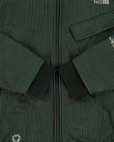 Vintage '07 Y2K The North Face Apex Climate Block Striped Soft Shell Fleece Lined Hooded Bomber Jacket - M