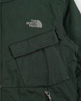 Vintage '07 Y2K The North Face Apex Climate Block Striped Soft Shell Fleece Lined Hooded Bomber Jacket - M