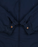 Vintage Y2K 00s Polo Ralph Lauren Navy Soft Shell Quilt Fleece Lined Harrington Jacket - XXL