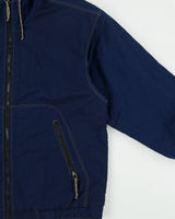 Vintage 1990s Columbia Sportswear Navy Canvas Shell Contrast Stitch Trek Jacket - M