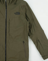 The North Face Khaki 2-In-1 Primaloft Puffer DryVent Mountaineering Jacket - M