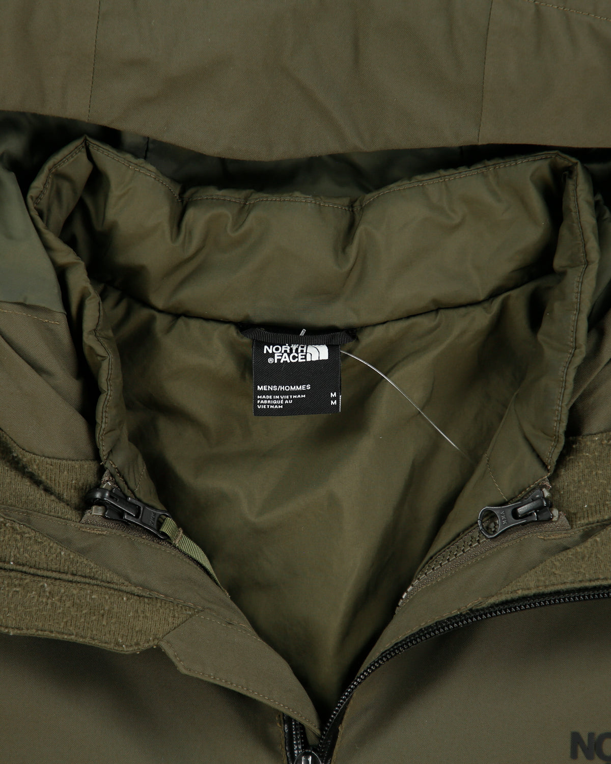 The North Face Khaki 2-In-1 Primaloft Puffer DryVent Mountaineering Jacket - M