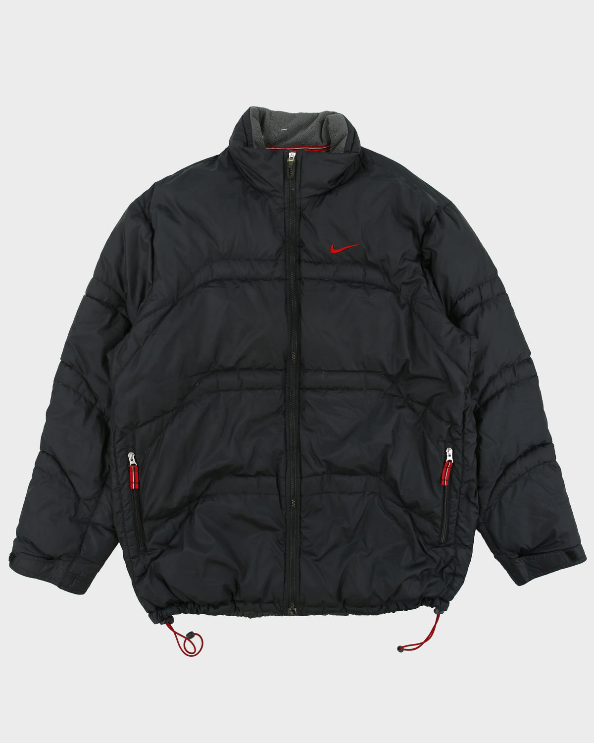 Vintage Y2K 00s Nike Duck Down Panelled Puffer Jacket - XL