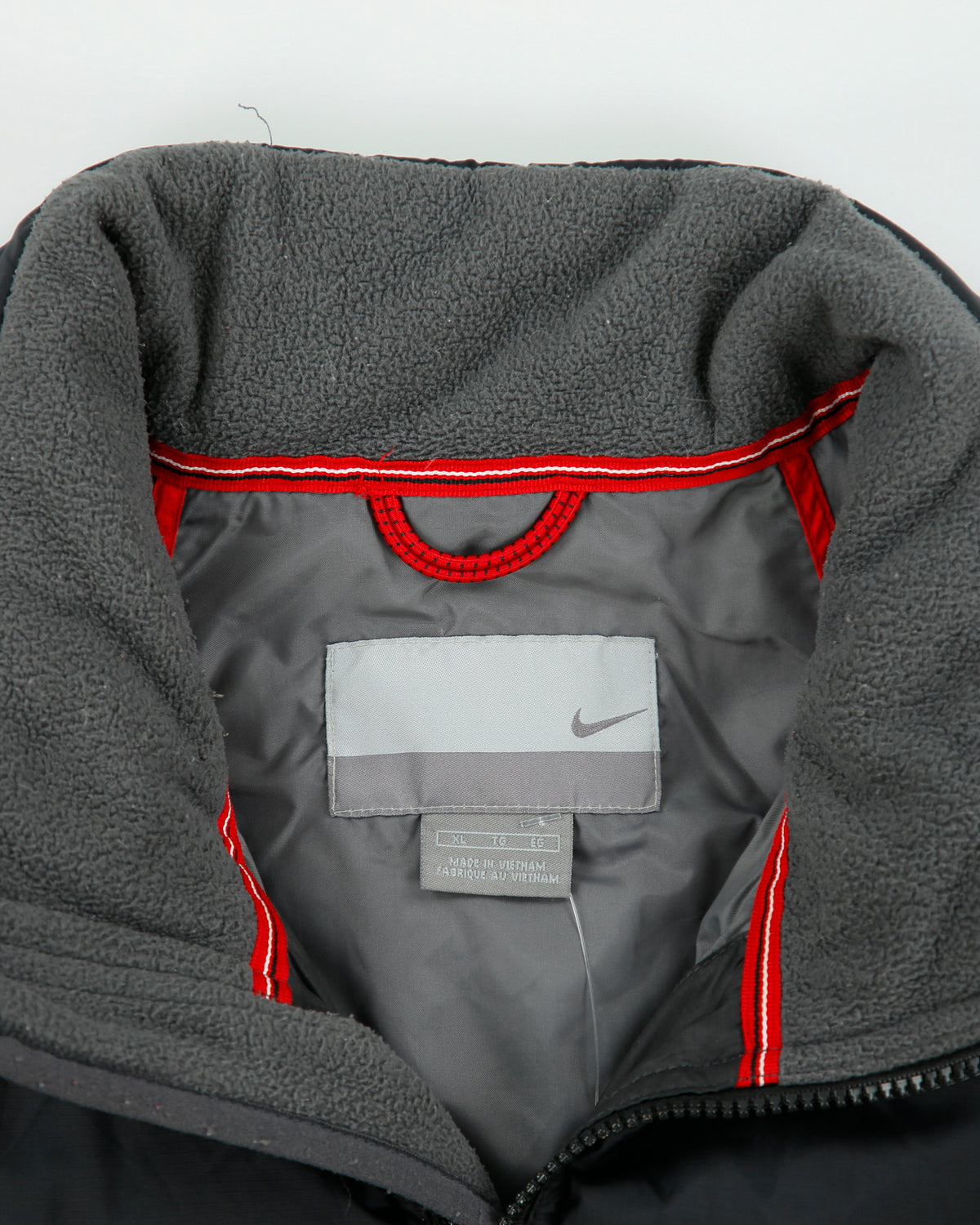 Vintage Y2K 00s Nike Duck Down Panelled Puffer Jacket - XL