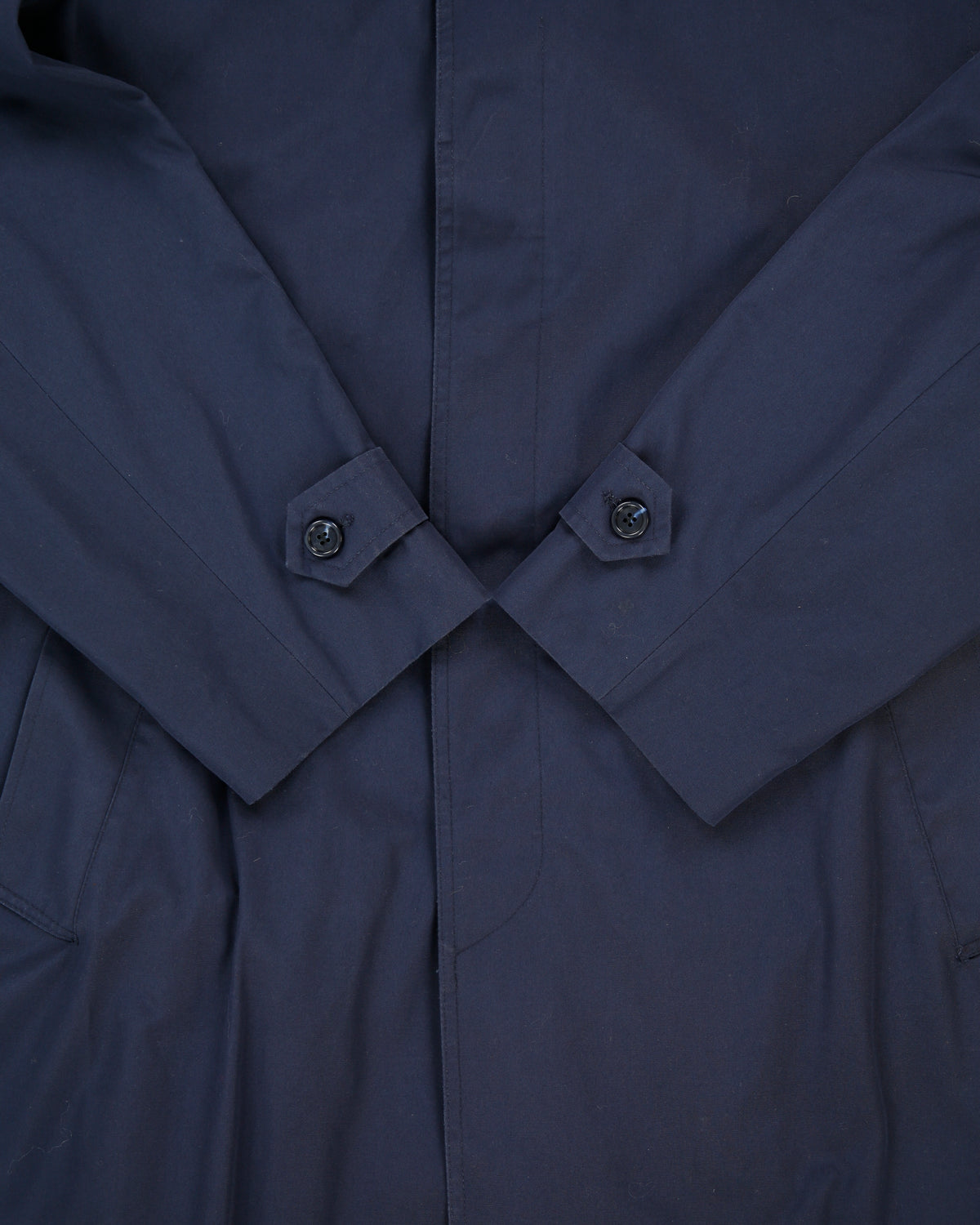 Vintage 1990s London Fog Navy Detachable Wool Lined Made In Canada Seasonal Weatherproof Mac - XL