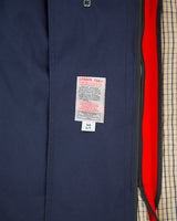 Vintage 1990s London Fog Navy Detachable Wool Lined Made In Canada Seasonal Weatherproof Mac - XL