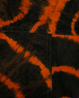 Vintage 1990s M. Julian Wilson's Suede Tie-Dye Trucker Jacket - L