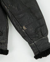 Vintage 1970s Paris Dakar B-3 Sheepskin Shearling Aviator Flight Jacket - L