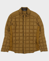 Arc'teryx Khaki Rico Goose Down Quilted Snap Button Puffer Jacket - M