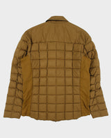 Arc'teryx Khaki Rico Goose Down Quilted Snap Button Puffer Jacket - M