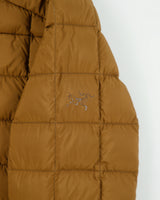 Arc'teryx Khaki Rico Goose Down Quilted Snap Button Puffer Jacket - M
