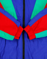 Vintage 1980s Ocean Pacific Shell Funnel Neck Ski Puffer Bomber Jacket - L