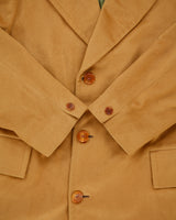 Vintage 1970s Warren K Cook Tan Camel Cashmere Union Made In Canada Mid Length Over Coat - XL