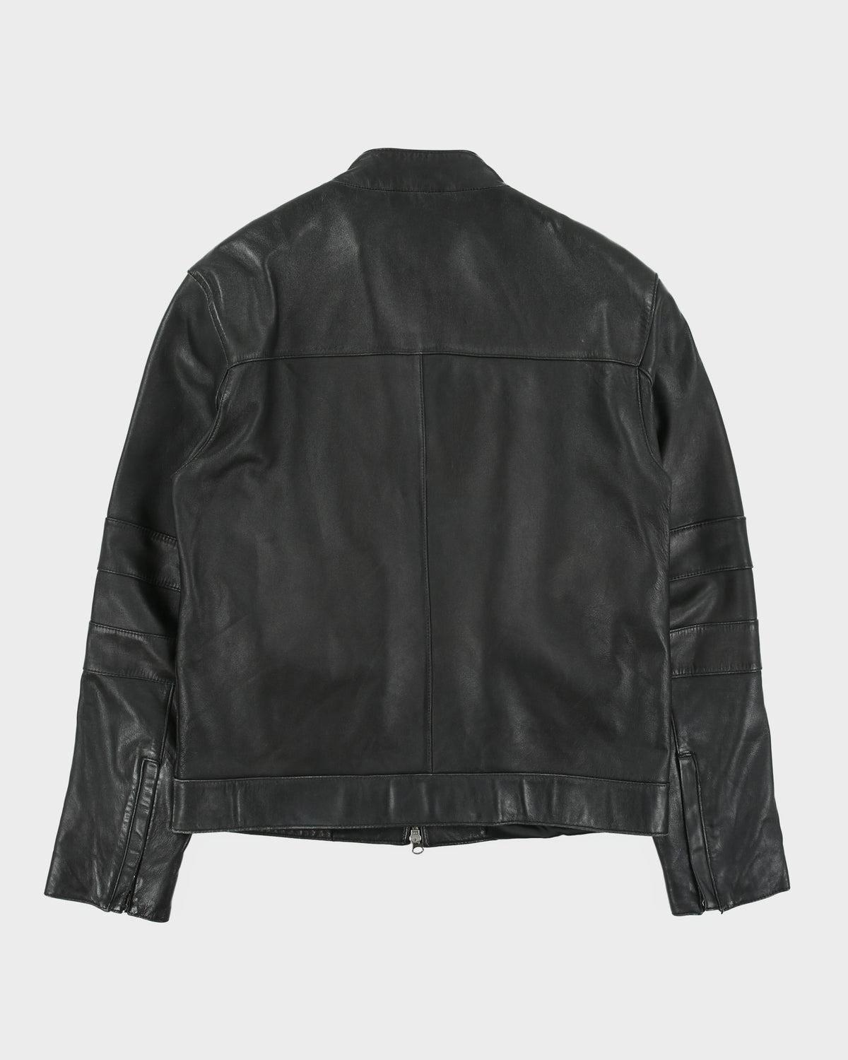 Vintage Y2K 00s Danier Calfskin Leather Cafe Racer Moto Jacket - S