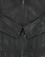 Vintage Y2K 00s Danier Calfskin Leather Cafe Racer Moto Jacket - S