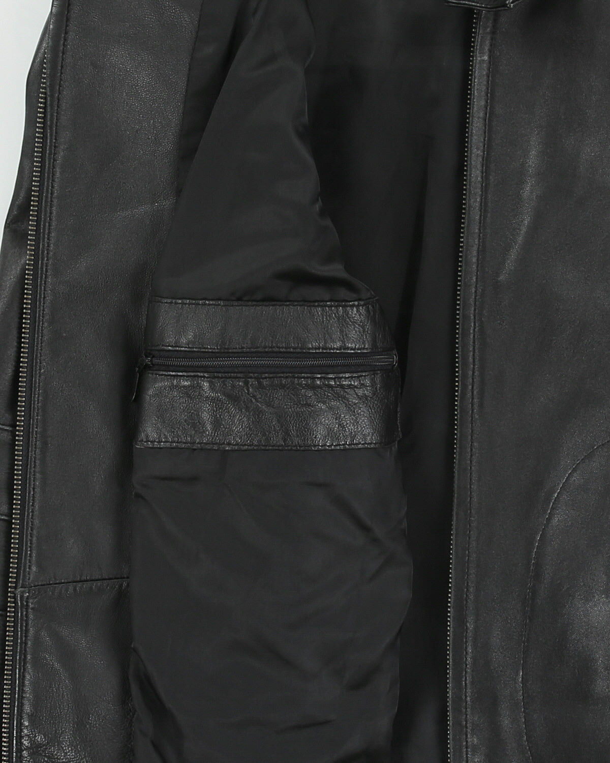Vintage Y2K 00s Danier Calfskin Leather Cafe Racer Moto Jacket - S